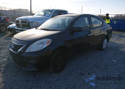 2012 Nissan Versa 1.6 Sv z USA, uszkodzony, nr VIN 3N1CN7AP6CL814599